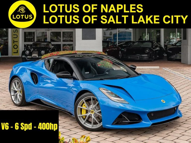 Lotus Emira V6 · blue · Naples Motorsports