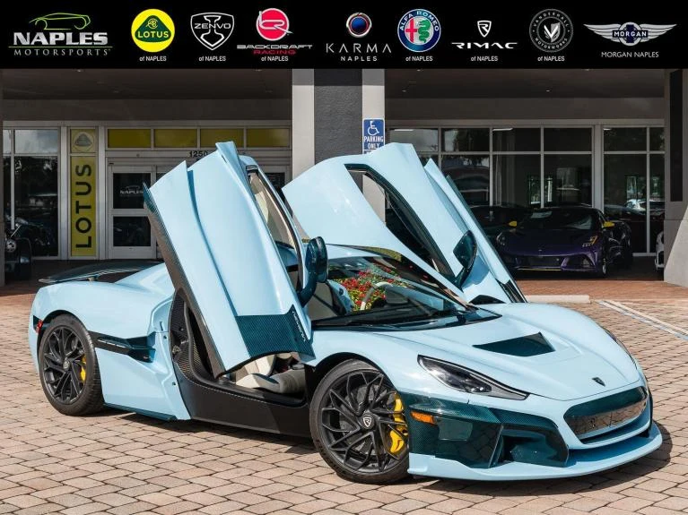 Rimac Nevera · Stratos Blue · Naples Motorsports