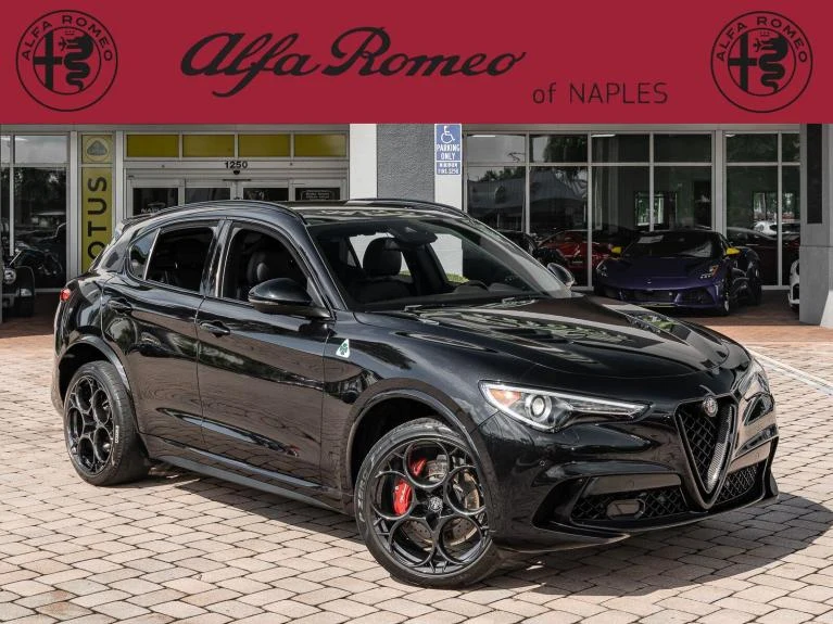 Alfa Romeo Stelvio Quadrifoglio · Vulcano Black Metallic · Naples Motorsports