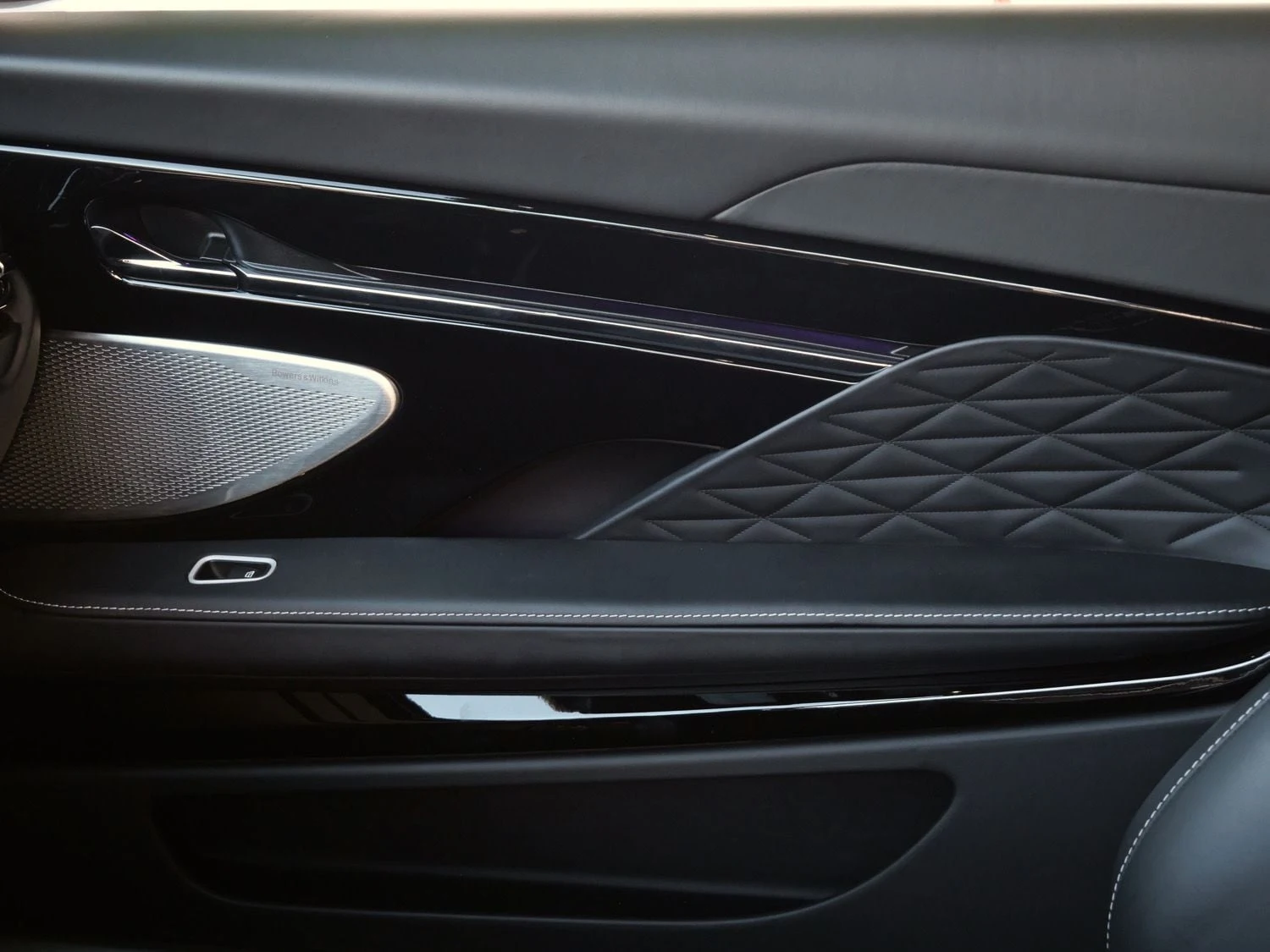 2024 Aston Martin DB12 interior, door panel, Onyx Black