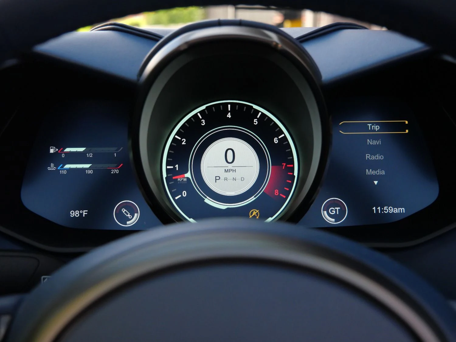 2020 Aston Martin DBS Superleggera Volante interior, Baltic Blue/Cream Truffle