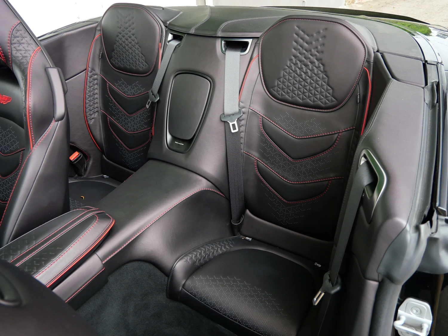 2023 Aston Martin DBS Volante interior, seats, Metallic Black