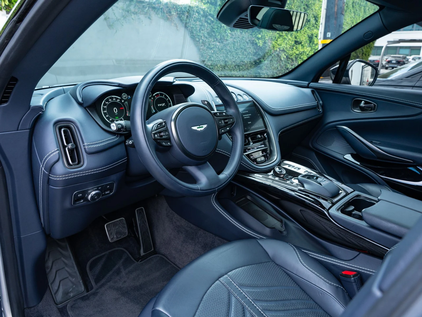 2023 Aston Martin DBX707 interior, dashboard, Dark Knight