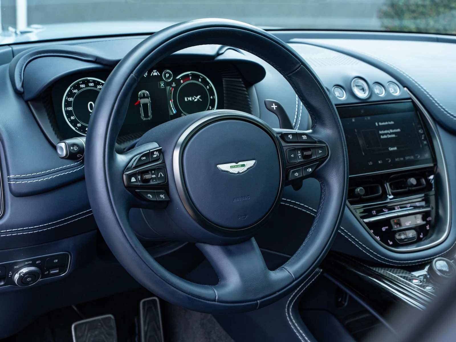 2023 Aston Martin DBX707 interior, Dark Knight