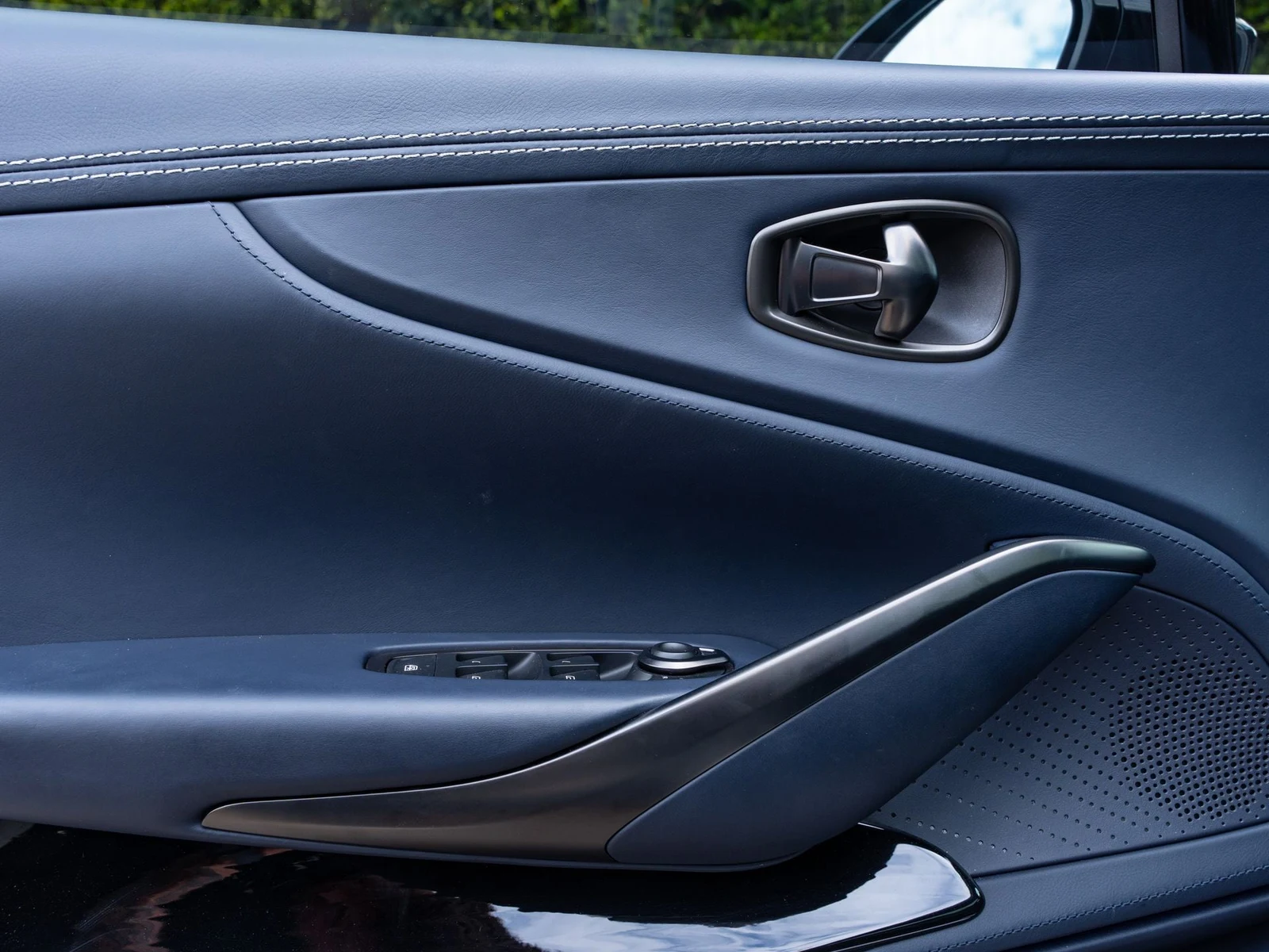2023 Aston Martin DBX707 interior, door panel, Dark Knight