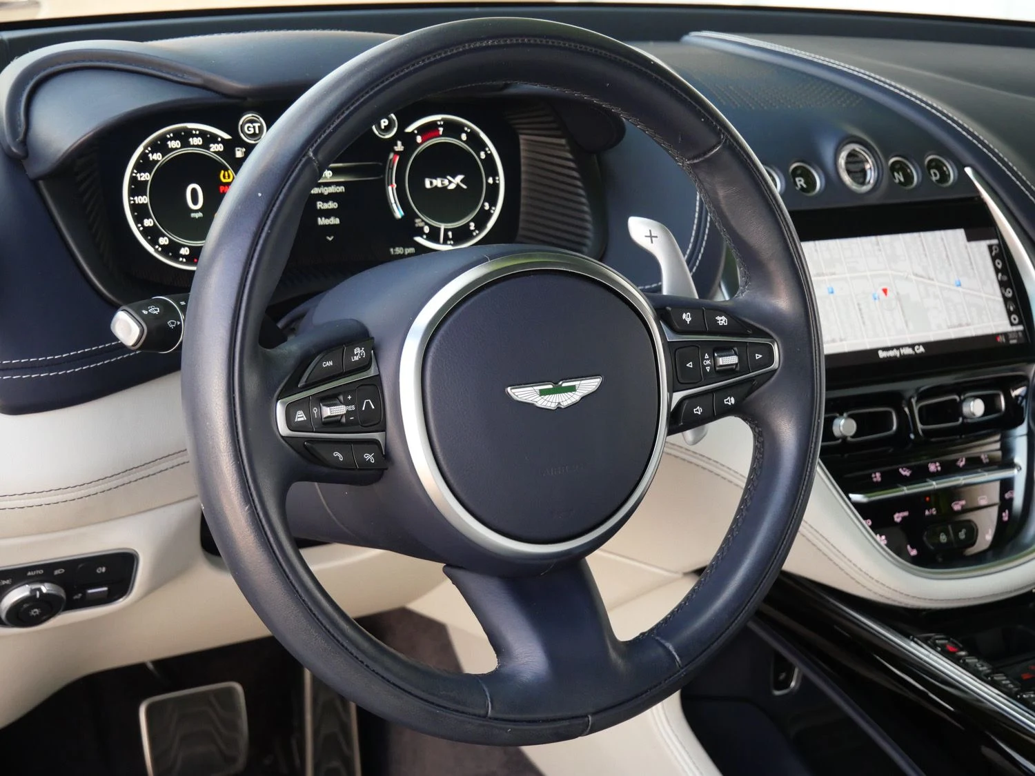 2023 Aston Martin DBX interior, Dark Knight