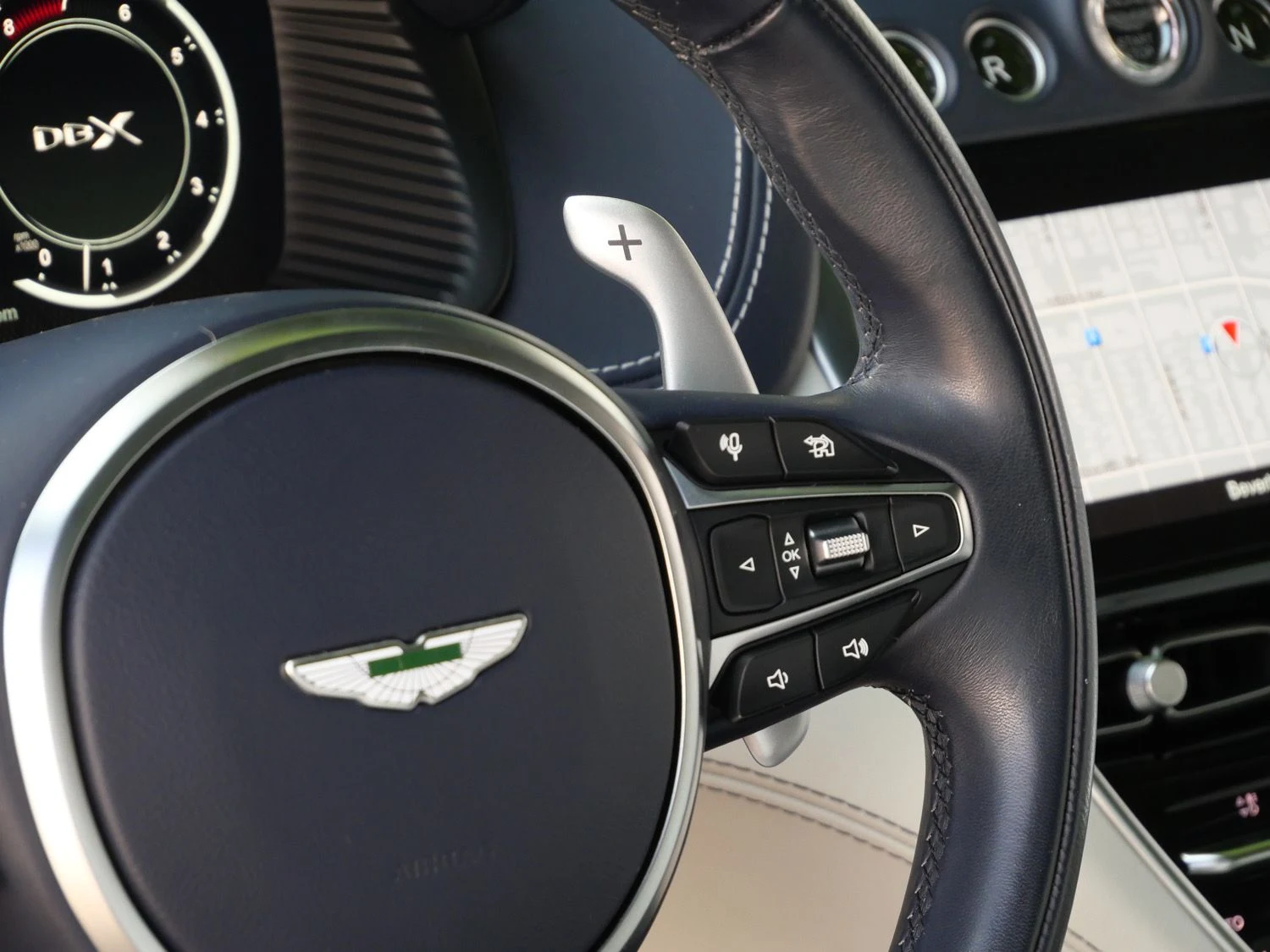 2023 Aston Martin DBX interior, Dark Knight