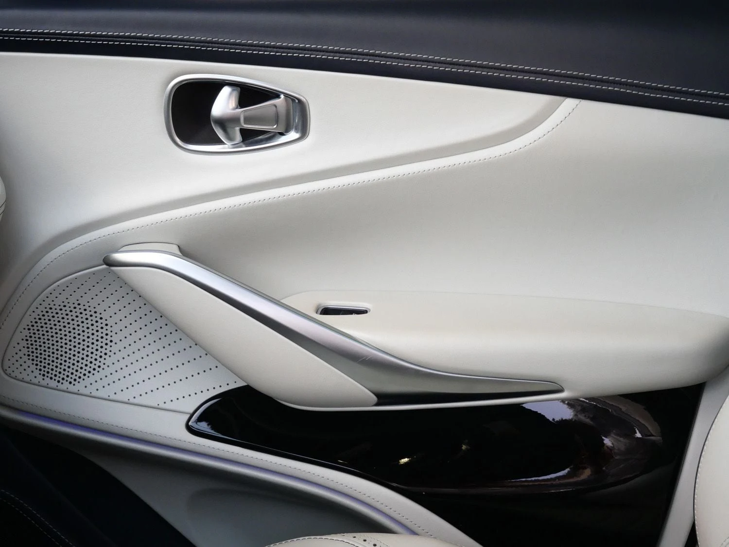 2023 Aston Martin DBX interior, door panel, Dark Knight