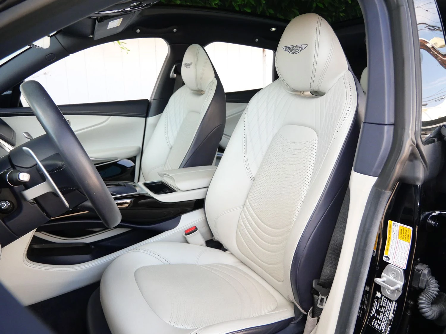 2023 Aston Martin DBX interior, seats, Dark Knight