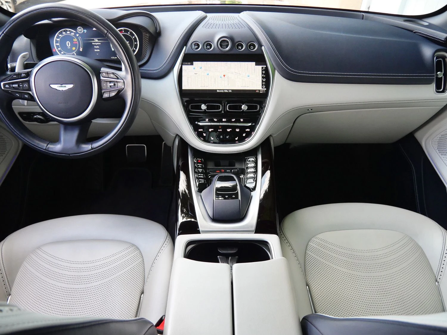 2023 Aston Martin DBX interior, Dark Knight