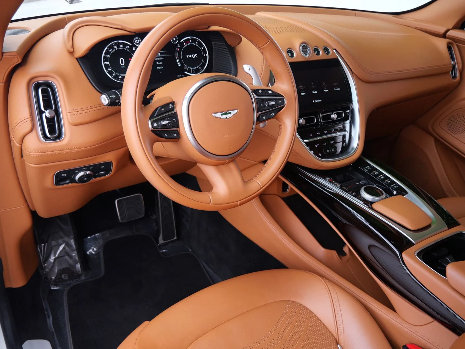2023 Aston Martin DBX interior, Oxford Tan