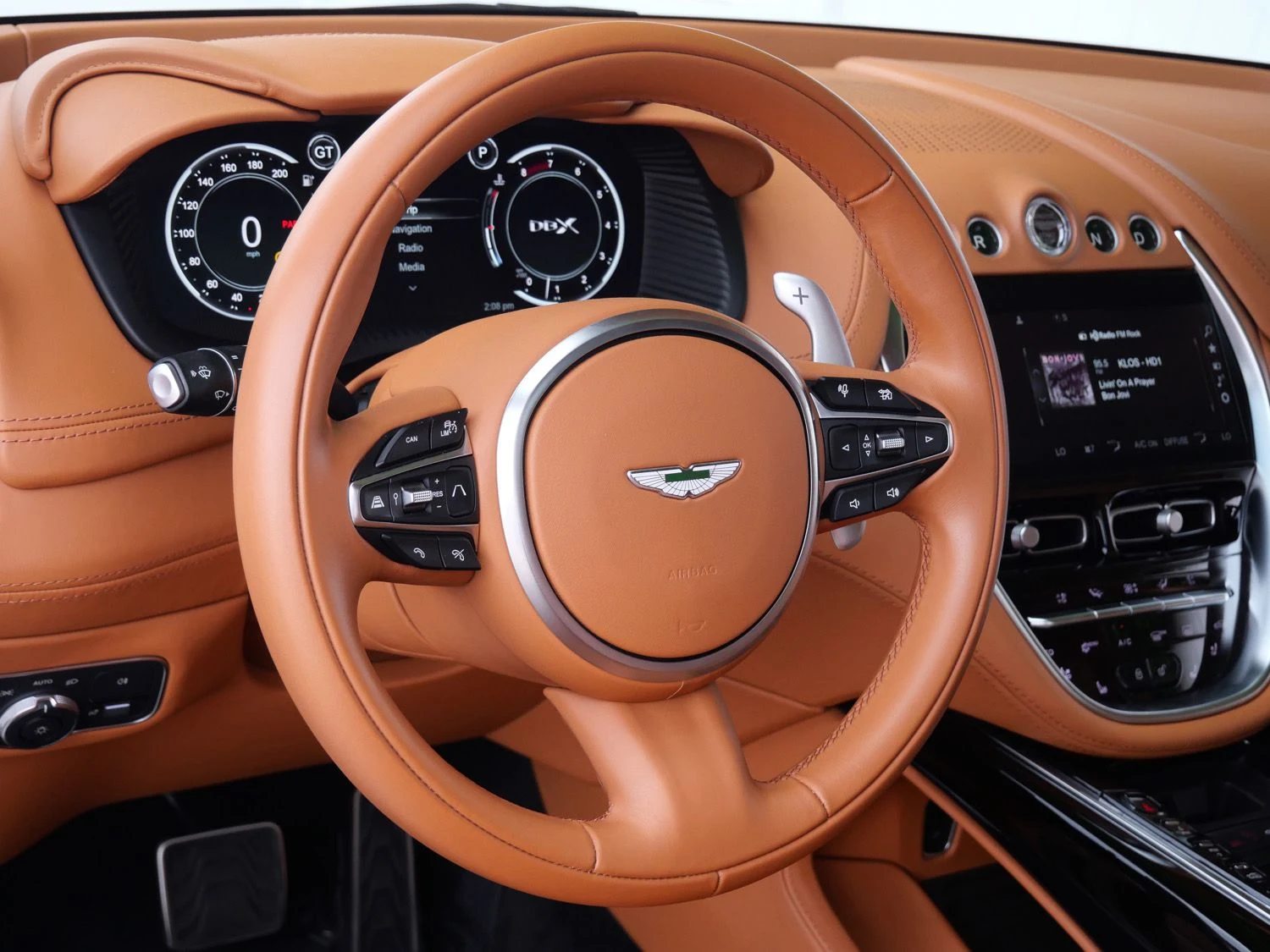 2023 Aston Martin DBX interior, Oxford Tan