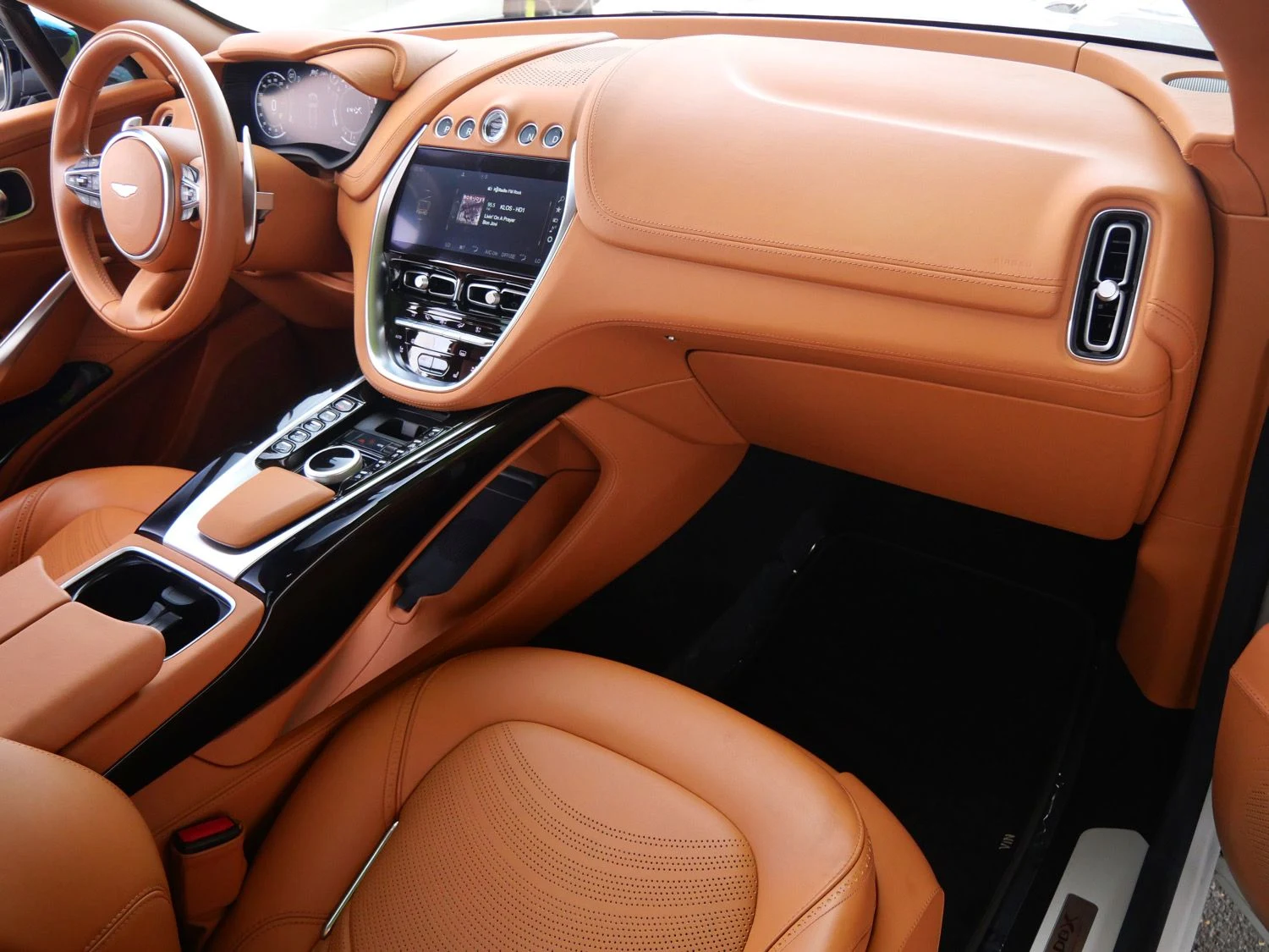 2023 Aston Martin DBX interior, seats, Oxford Tan