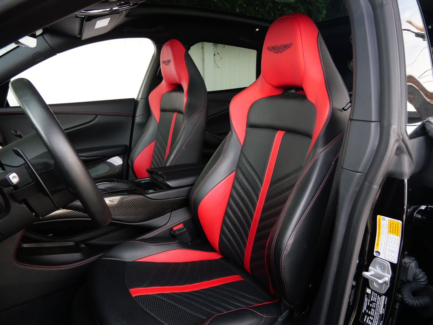 2024 Aston Martin DBX707 interior, seats, Onyx Black