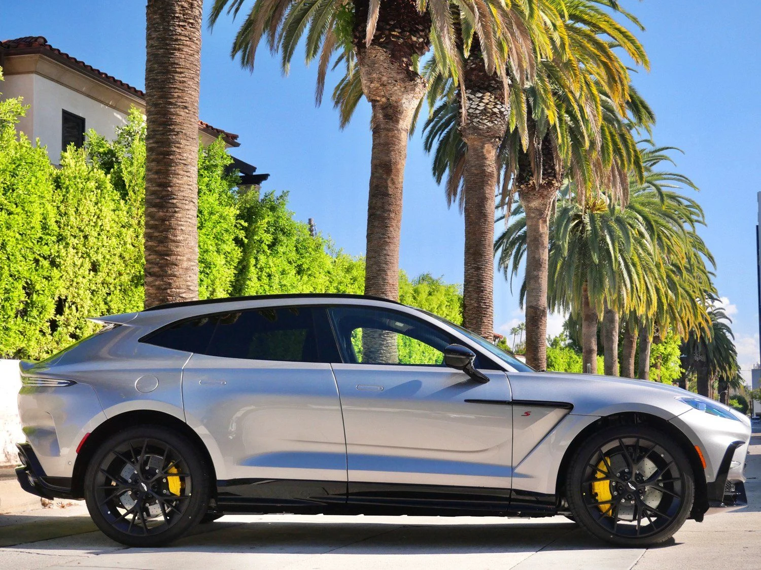2026 Aston Martin DBX S, side profile, Silver