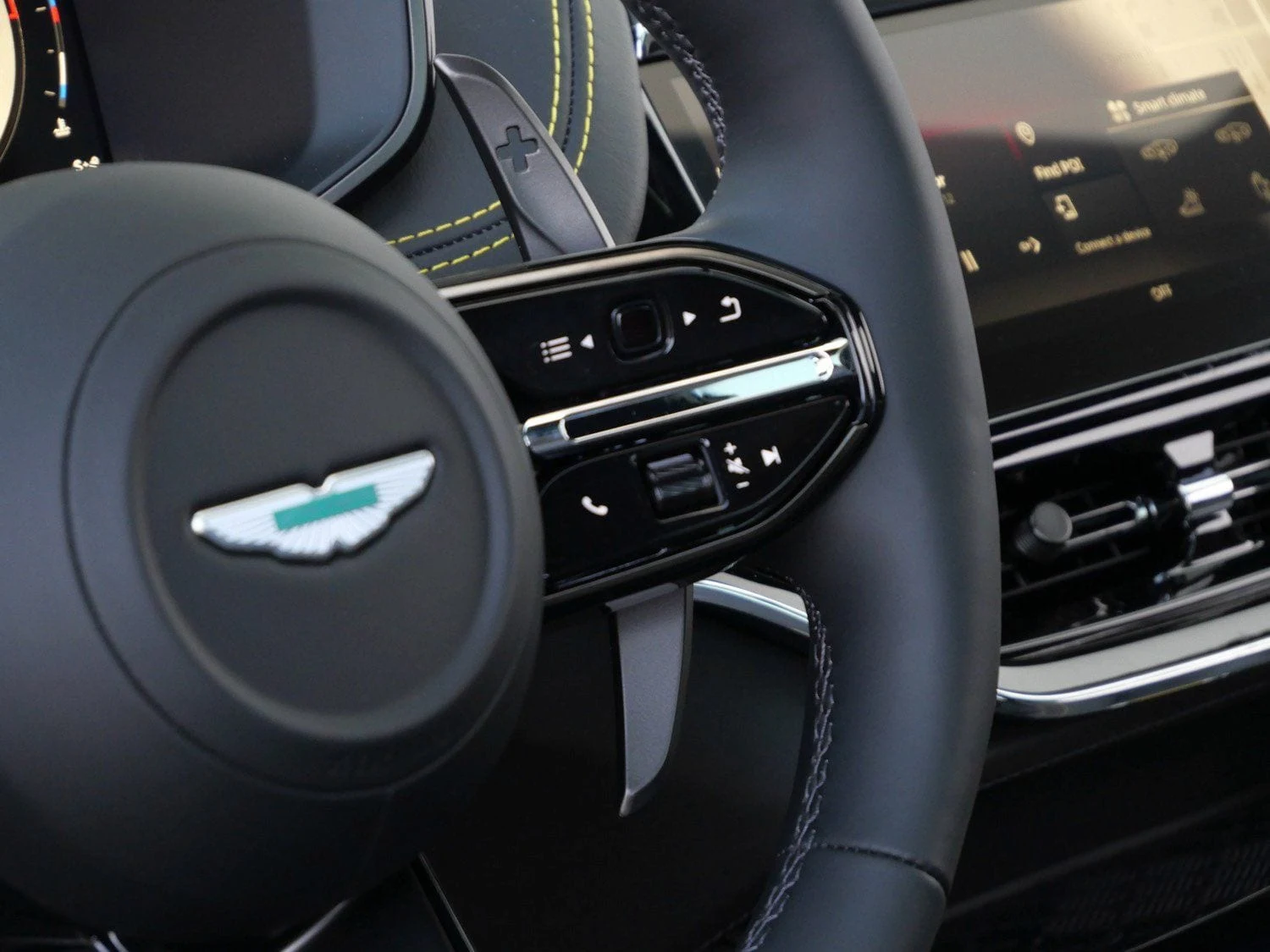 2026 Aston Martin DBX S interior, Onyx Black - Semi Anilin