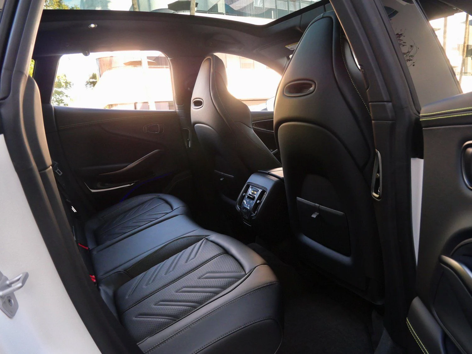 2026 Aston Martin DBX S interior, Onyx Black - Semi Anilin
