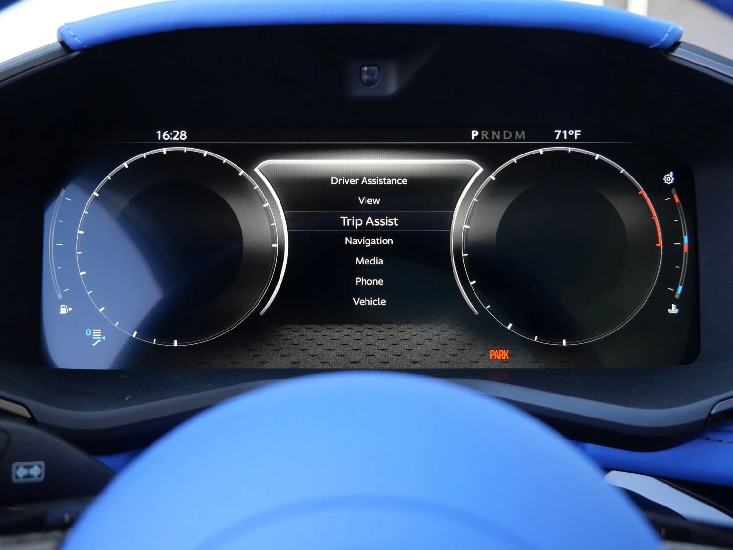 2026 Aston Martin DBX S interior, Cote D Azur Blue - Semi Aniline