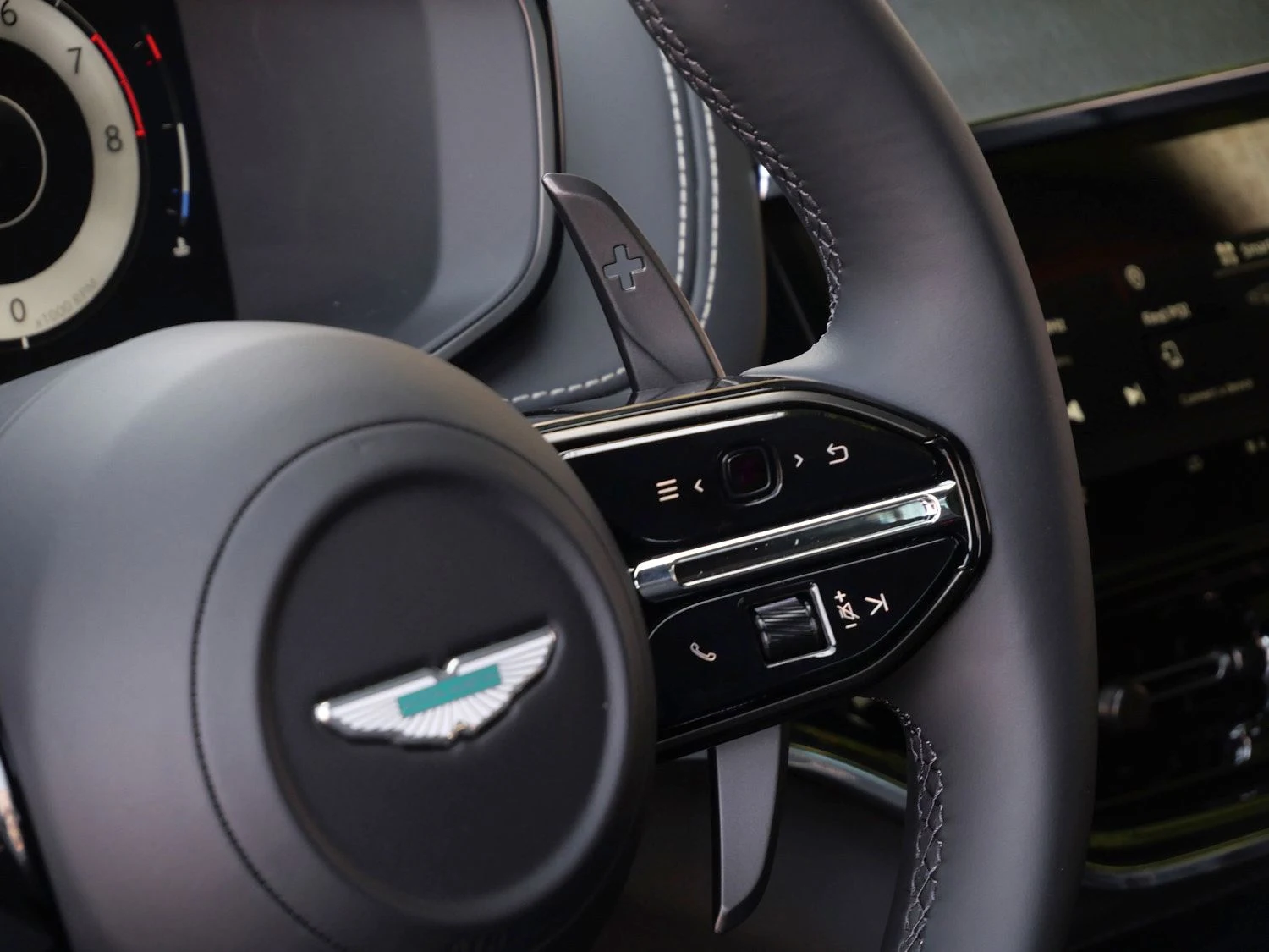 2026 Aston Martin DBX S interior, Onyx Black - Semi Aniline