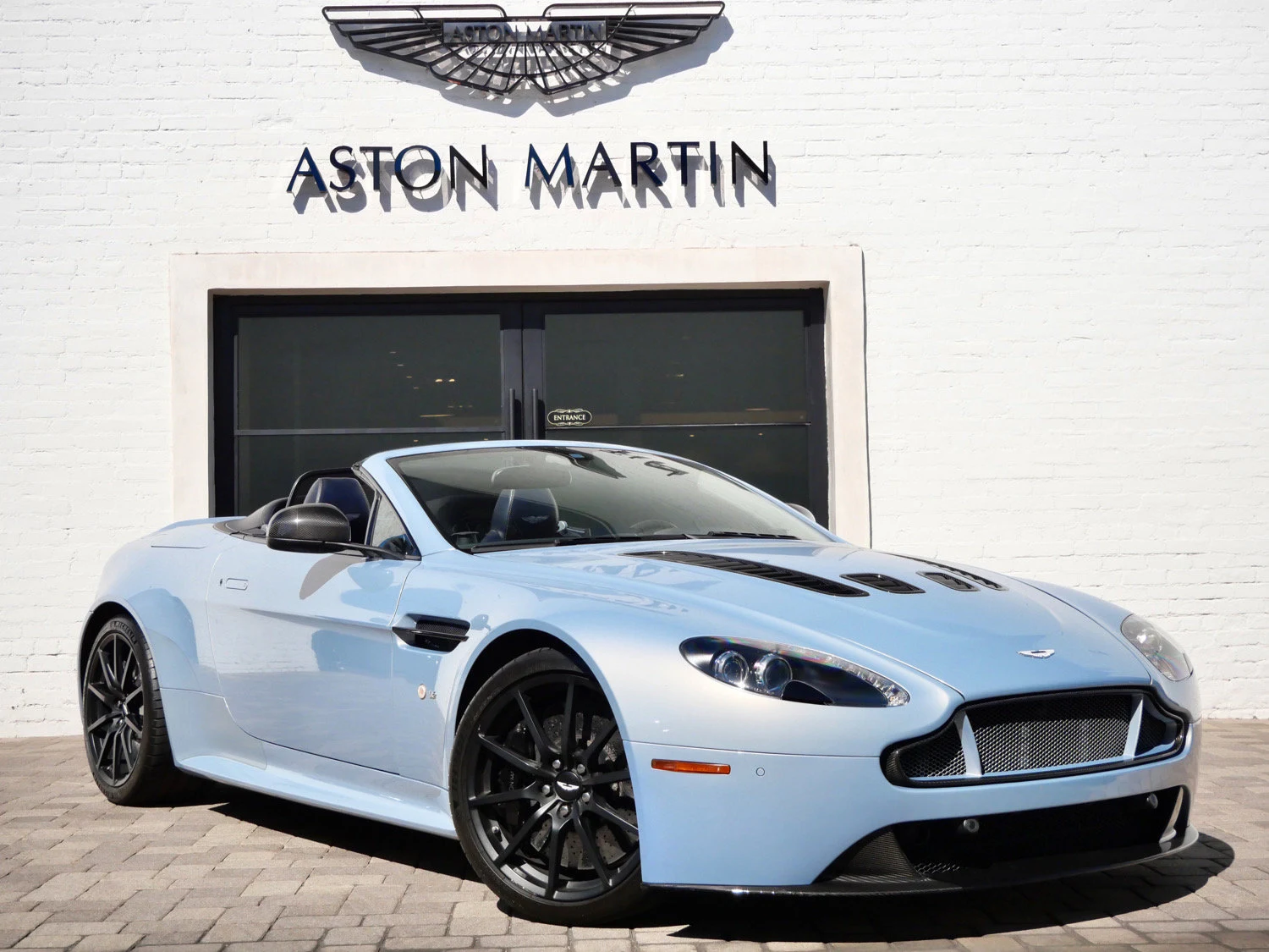 2015 Aston Martin V12 Vantage S Roadster for sale, exterior, Blue