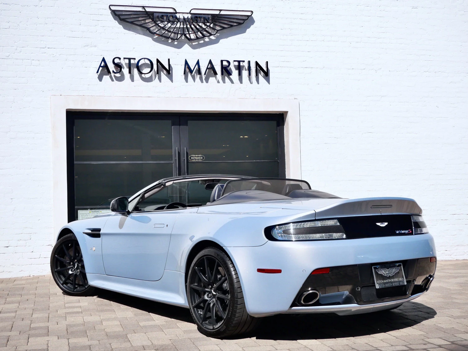 2015 Aston Martin V12 Vantage S Roadster for sale, exterior, Blue