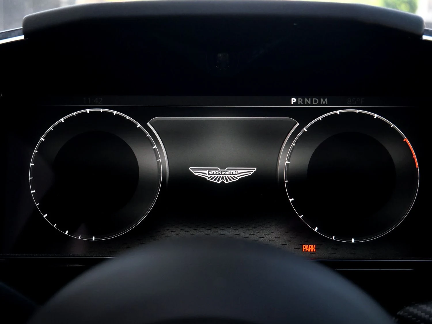 2025 Aston Martin Vantage interior, Onyx Black
