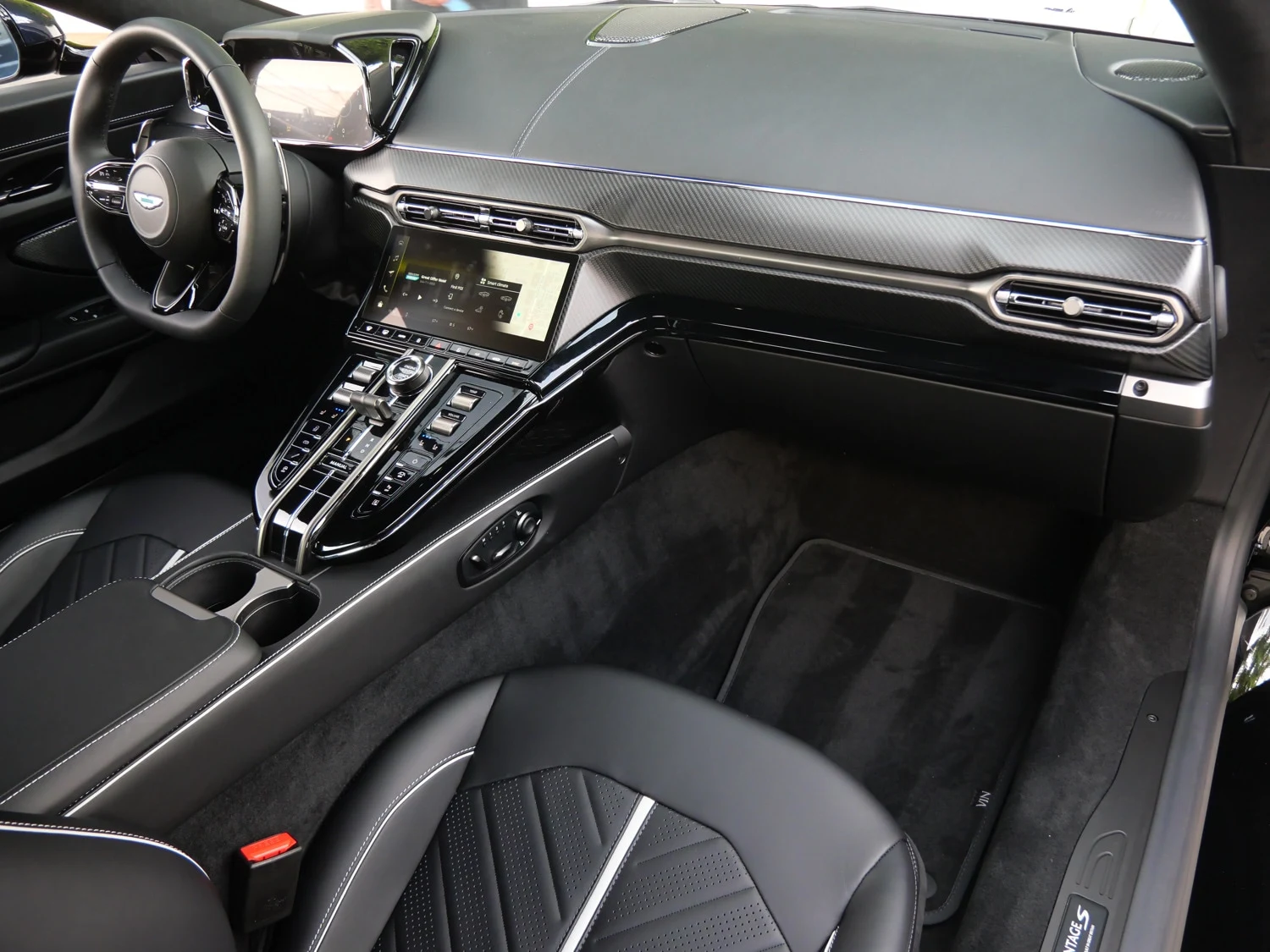 2026 Aston Martin Vantage S interior, Onyx Black