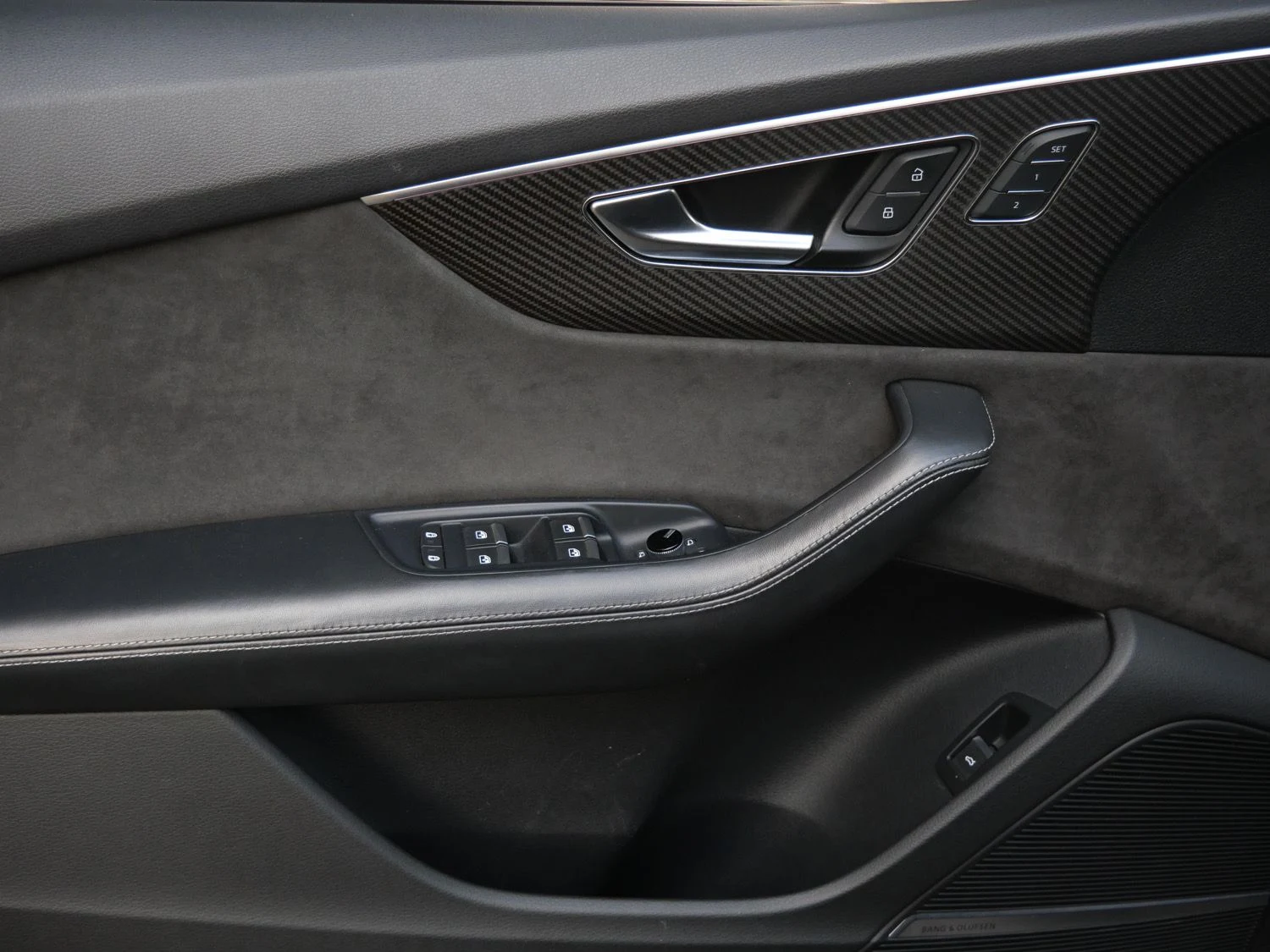 2021 Audi RS Q8 interior, door panel, Black