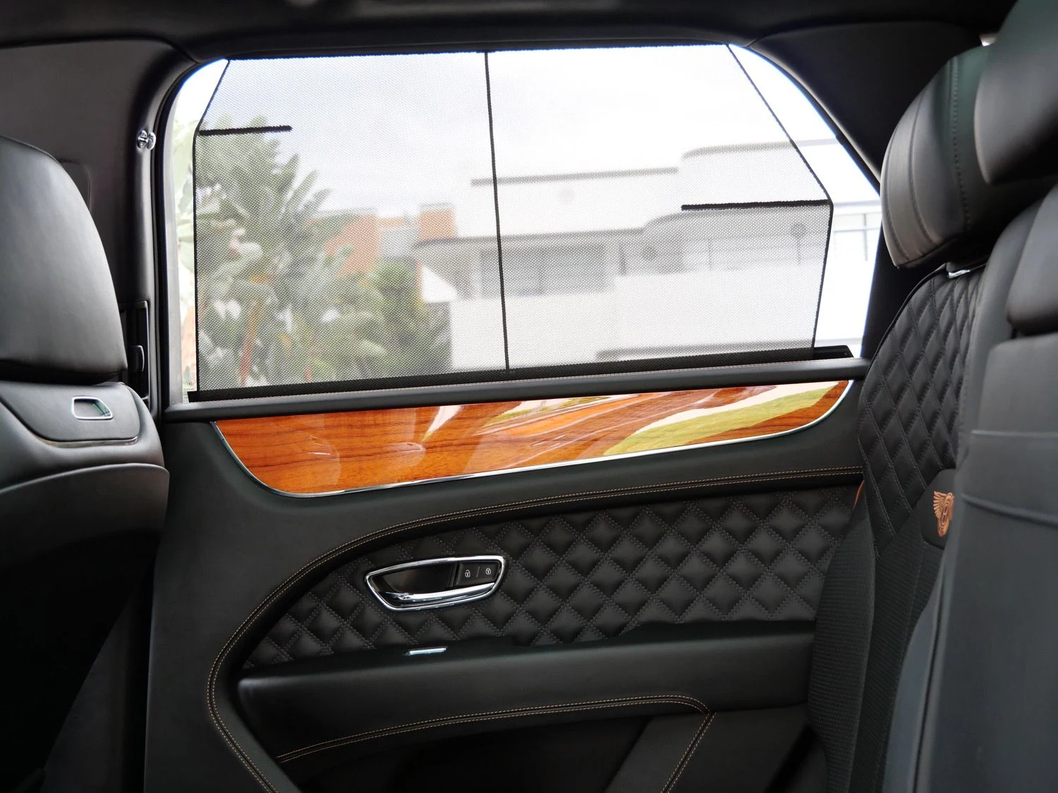 2022 Bentley Bentayga V8 interior, door panel, Beluga
