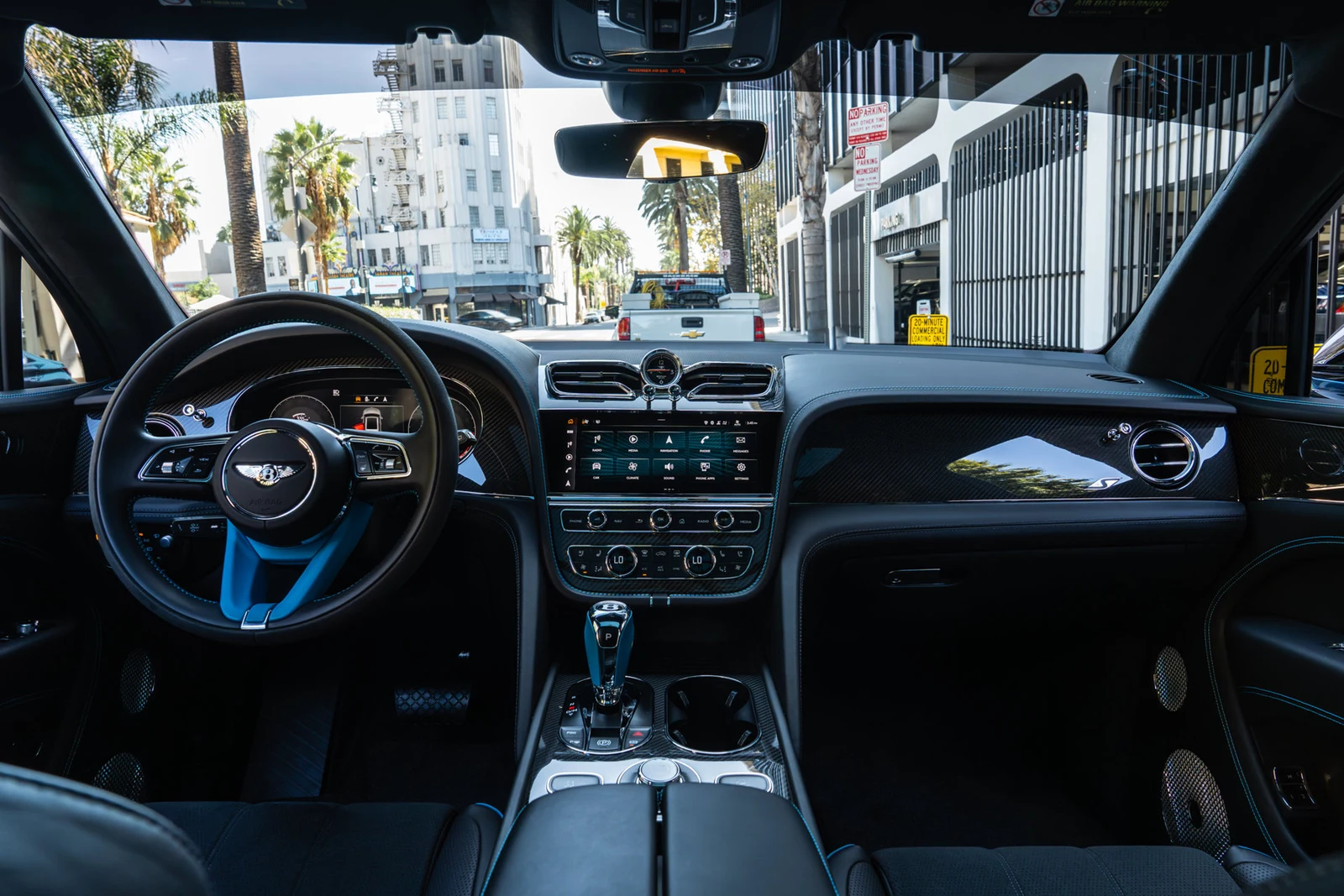 2023 Bentley Bentayga S interior, dashboard, Beluga
