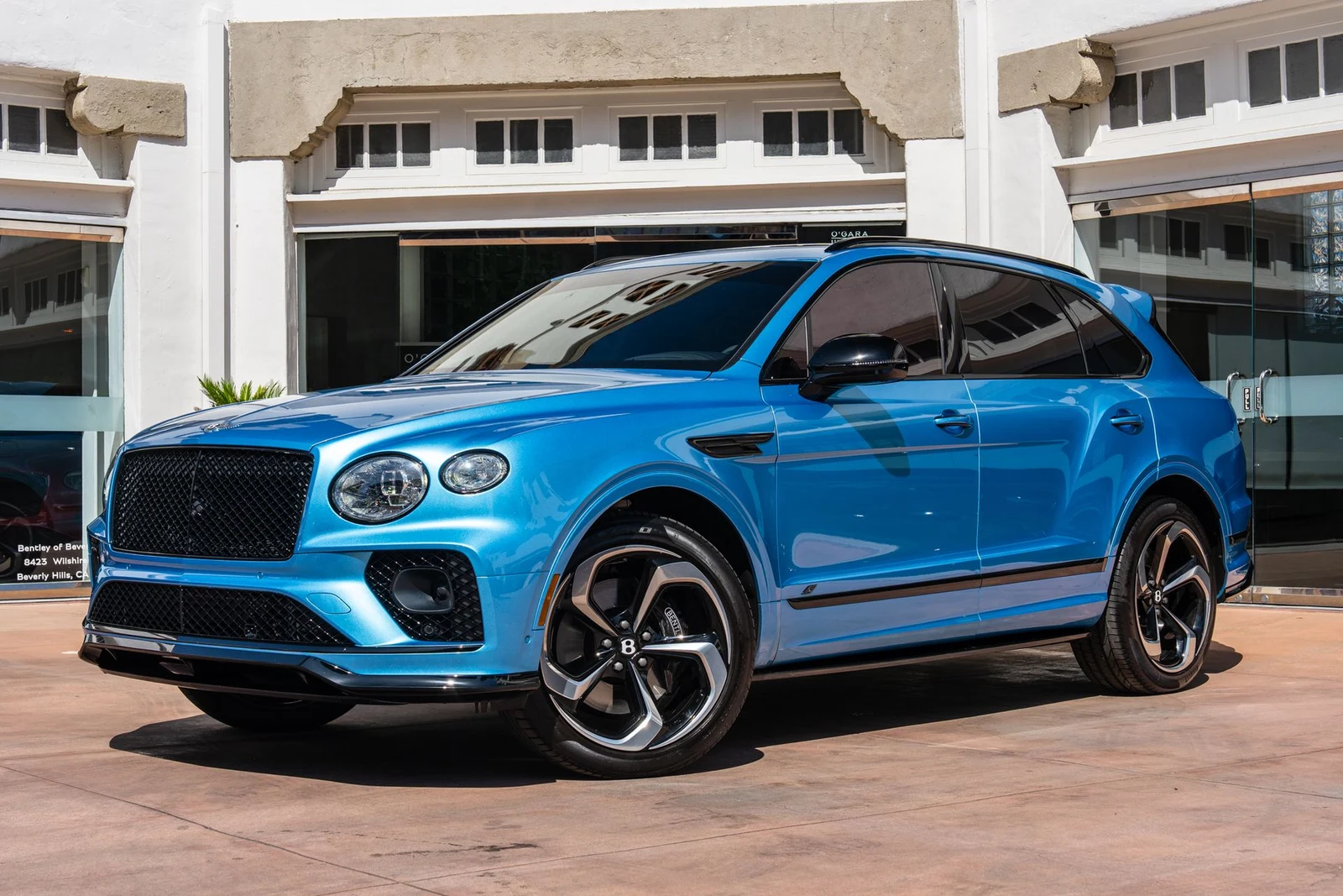 2023 Bentley Bentayga S for sale, front three-quarter view, Blue