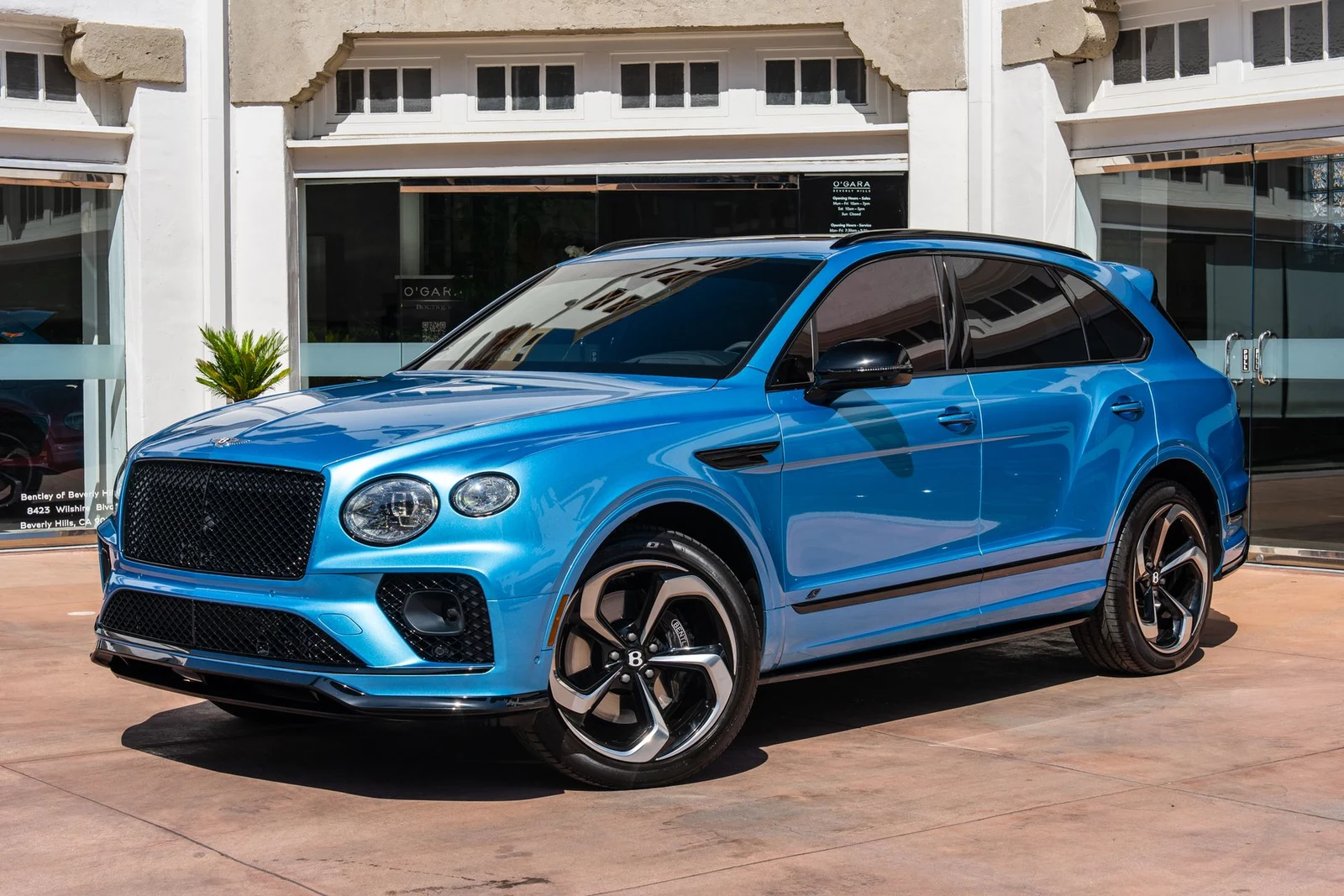 2023 Bentley Bentayga S for sale, front three-quarter view, Blue