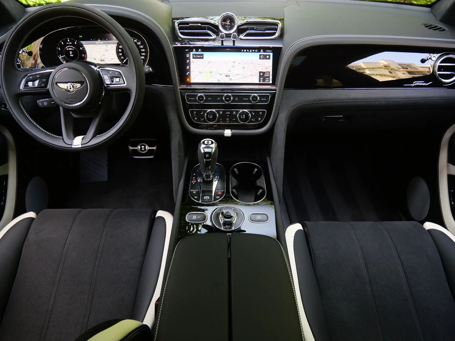 2026 Bentley Bentayga Speed interior, Linen