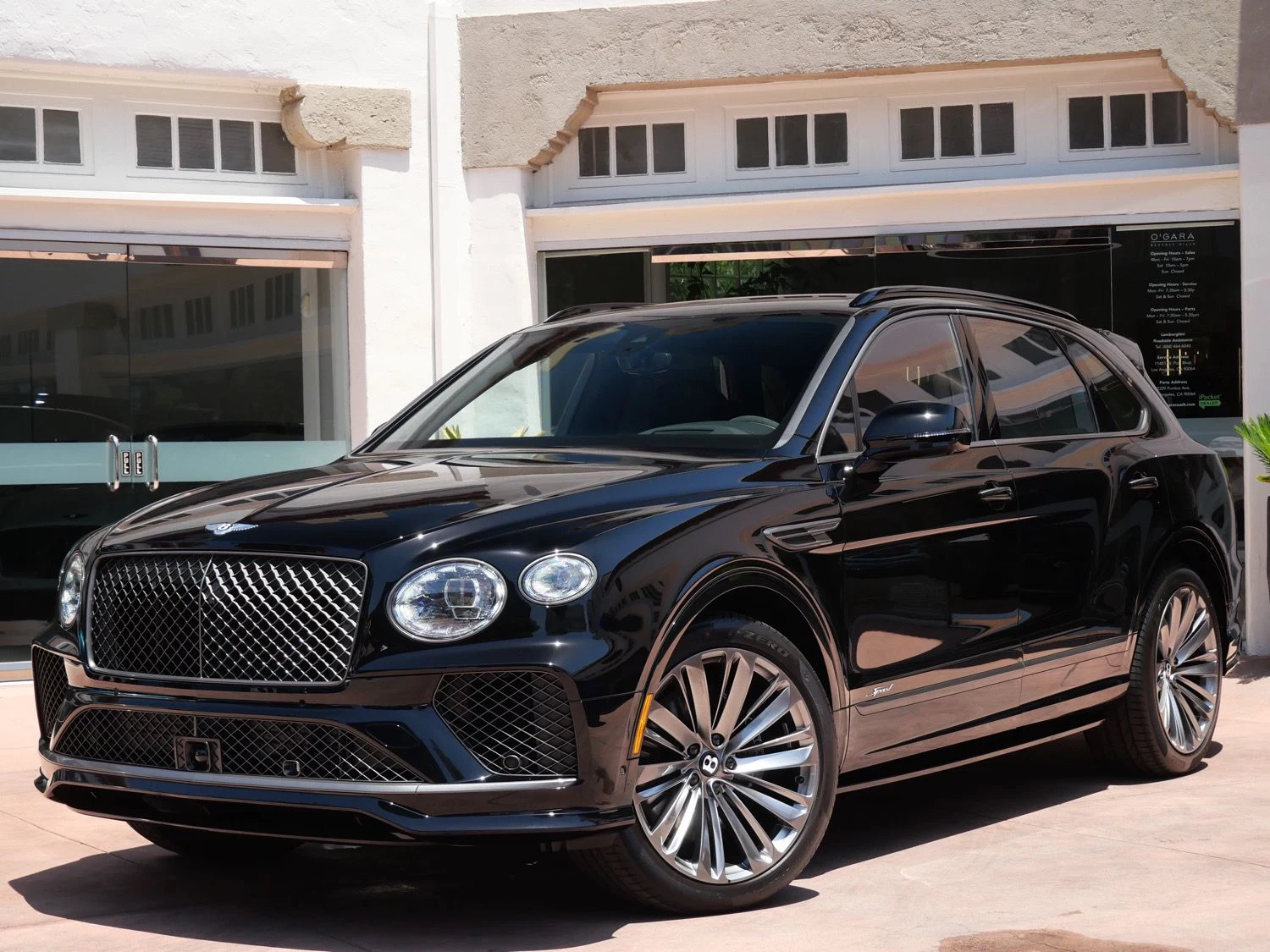 2026 Bentley Bentayga Speed for sale, front three-quarter view, Black