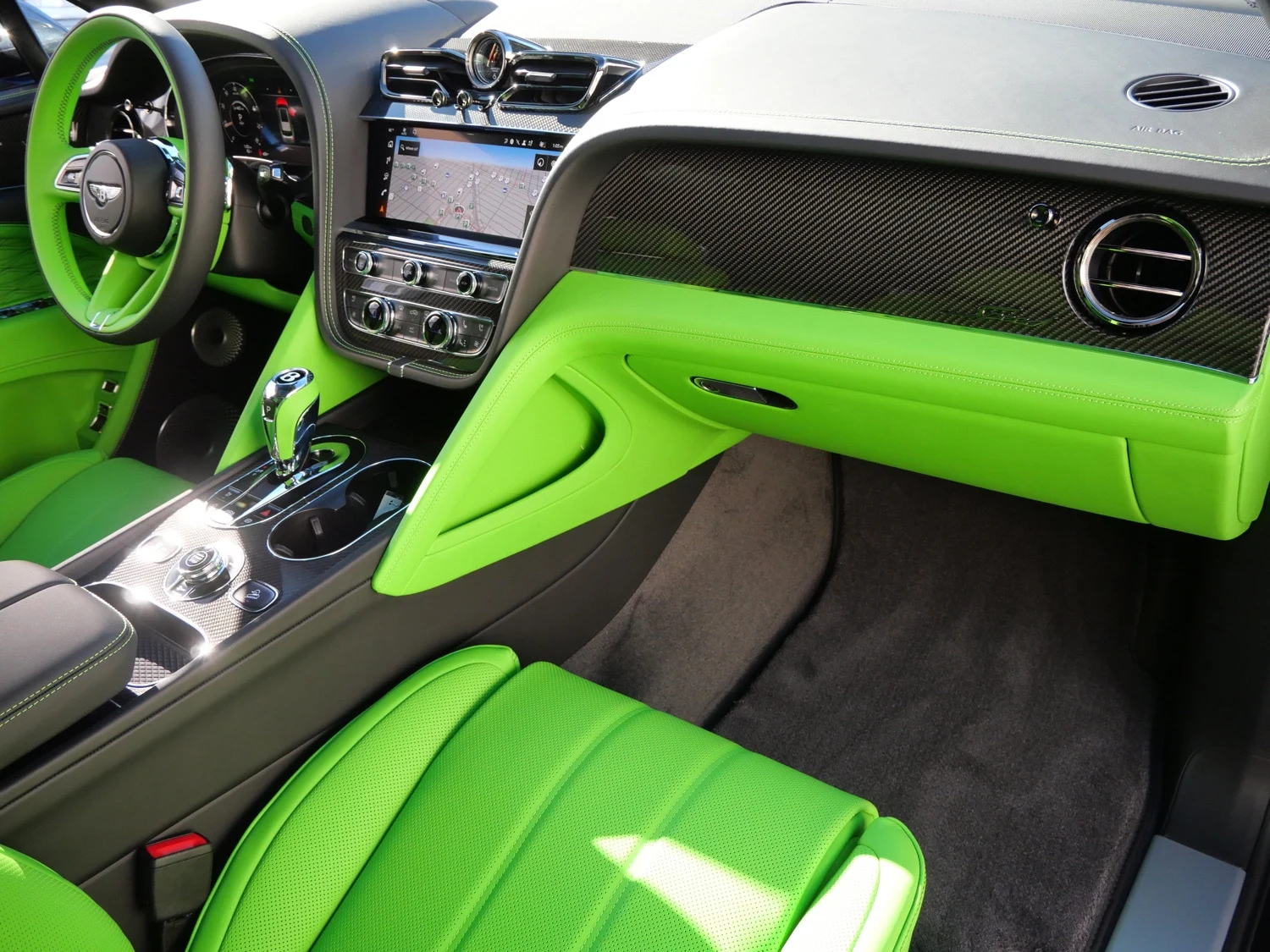 2026 Bentley Bentayga Speed interior, door panel, Beluga