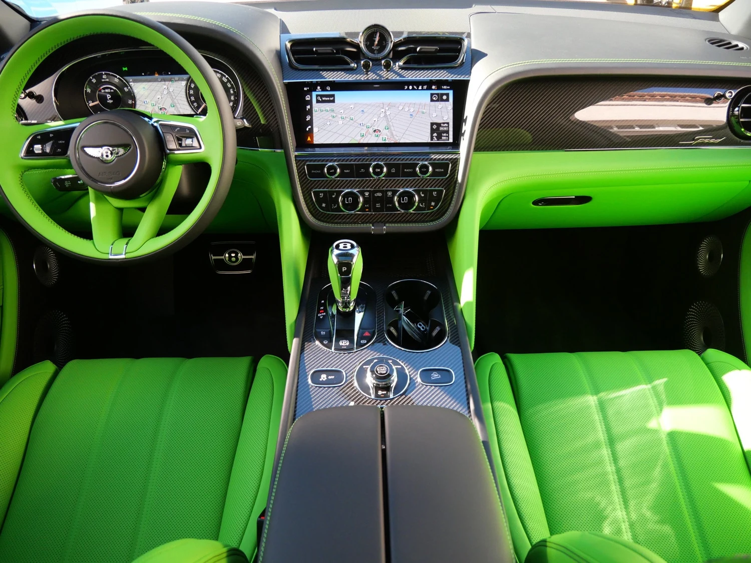 2026 Bentley Bentayga Speed interior, Beluga