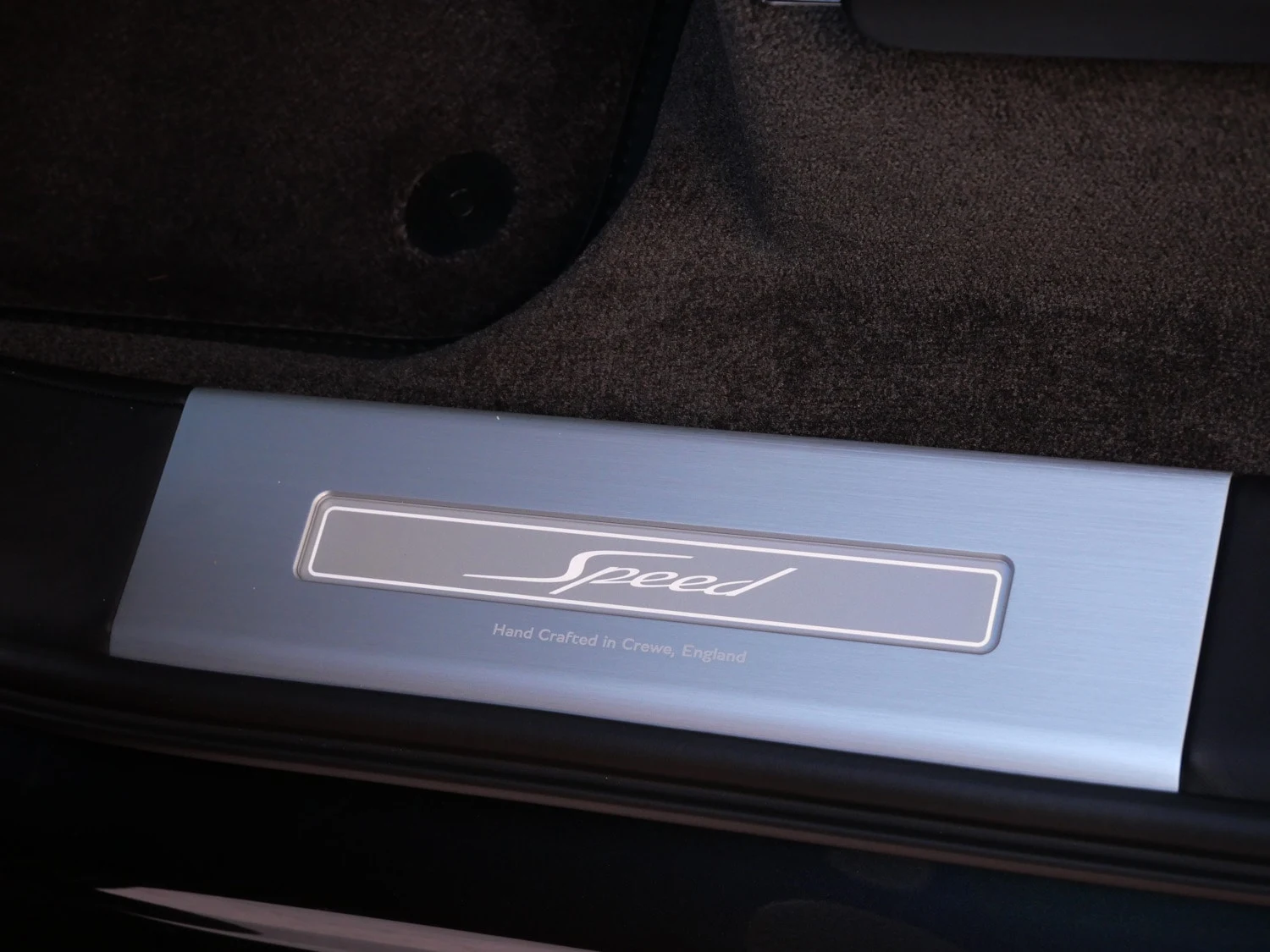 2026 Bentley Bentayga Speed interior, door sill, Beluga