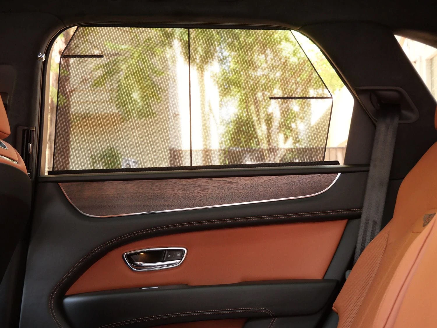 2026 Bentley Bentayga V8 interior, door panel, Saddle