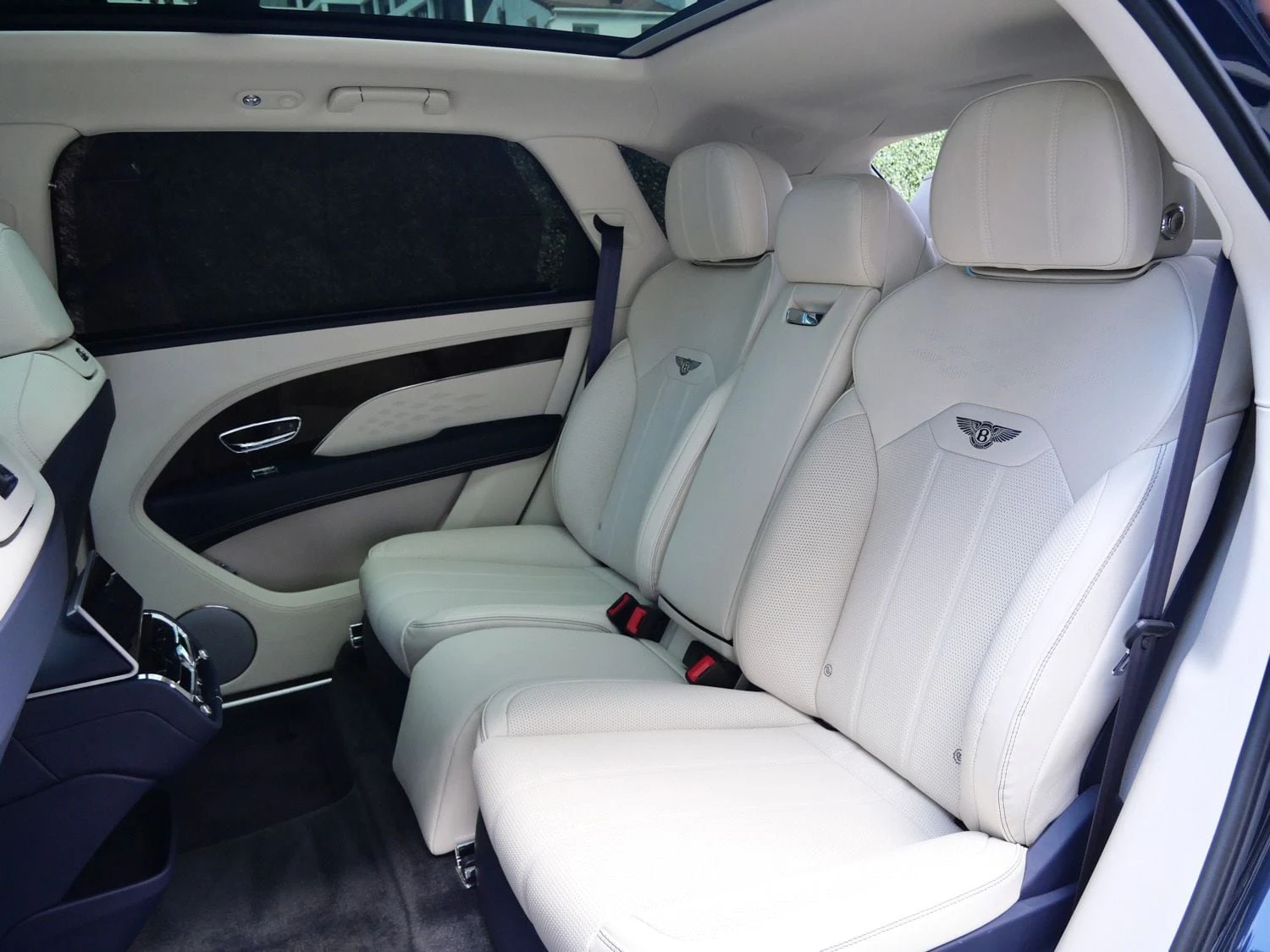 2023 Bentley Bentayga EWB interior, seats, Linen