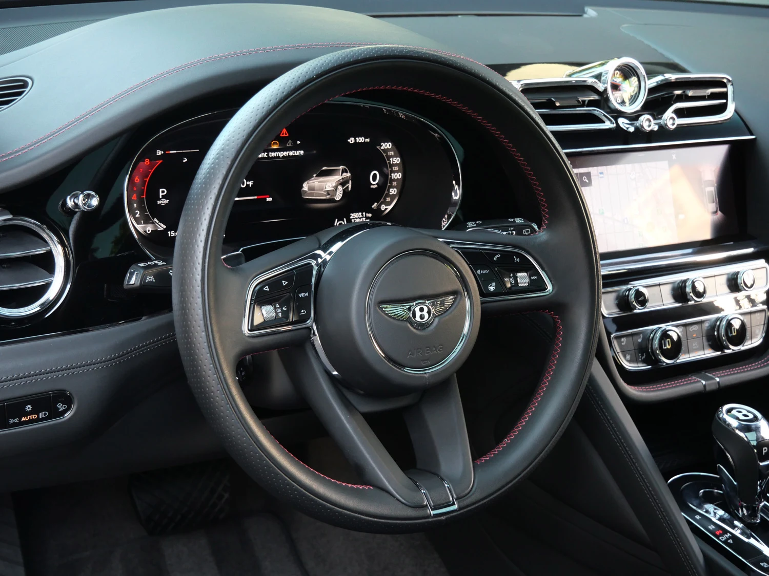 2024 Bentley Bentayga EWB interior, Beluga