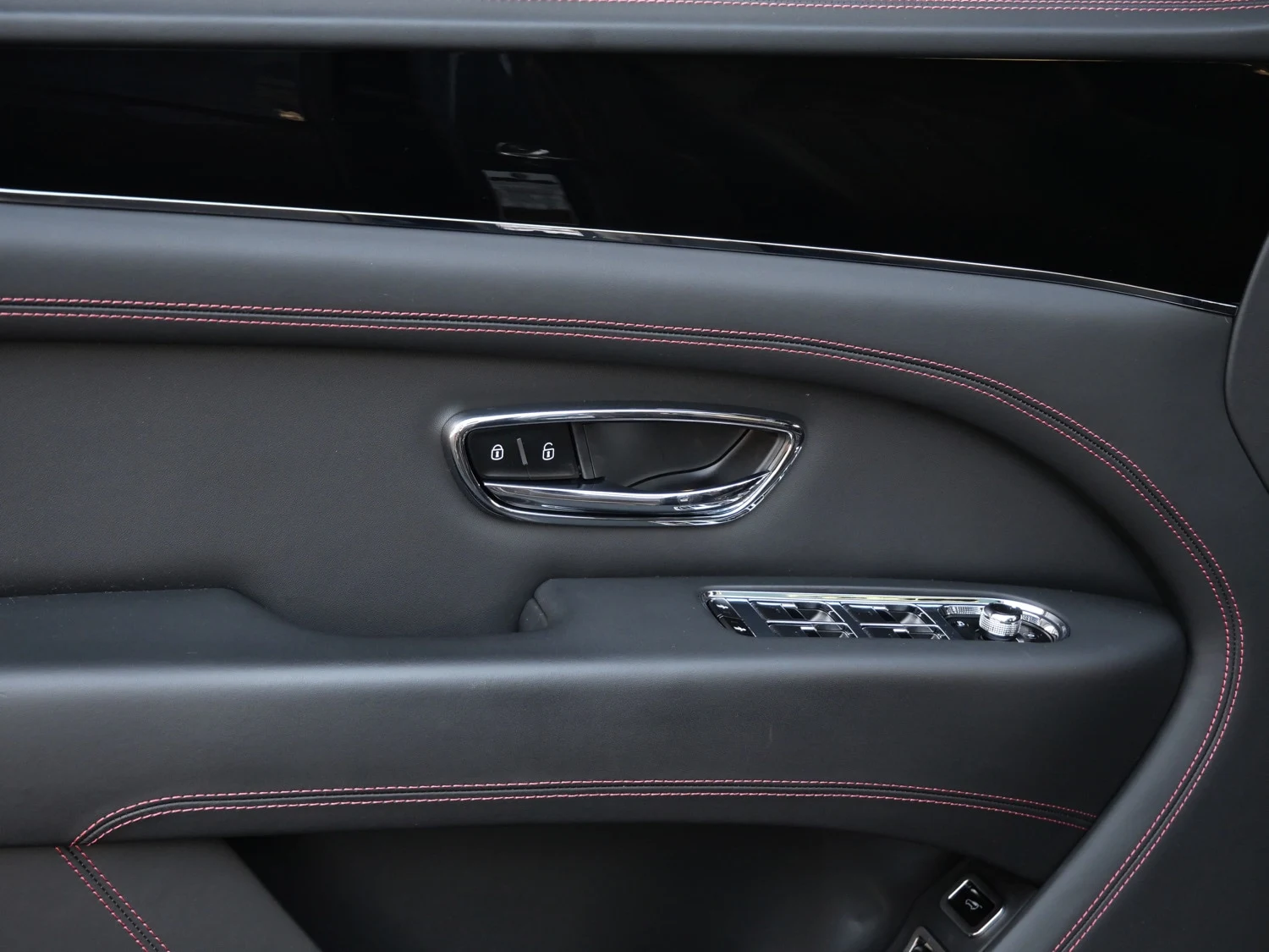 2024 Bentley Bentayga EWB interior, door panel, Beluga