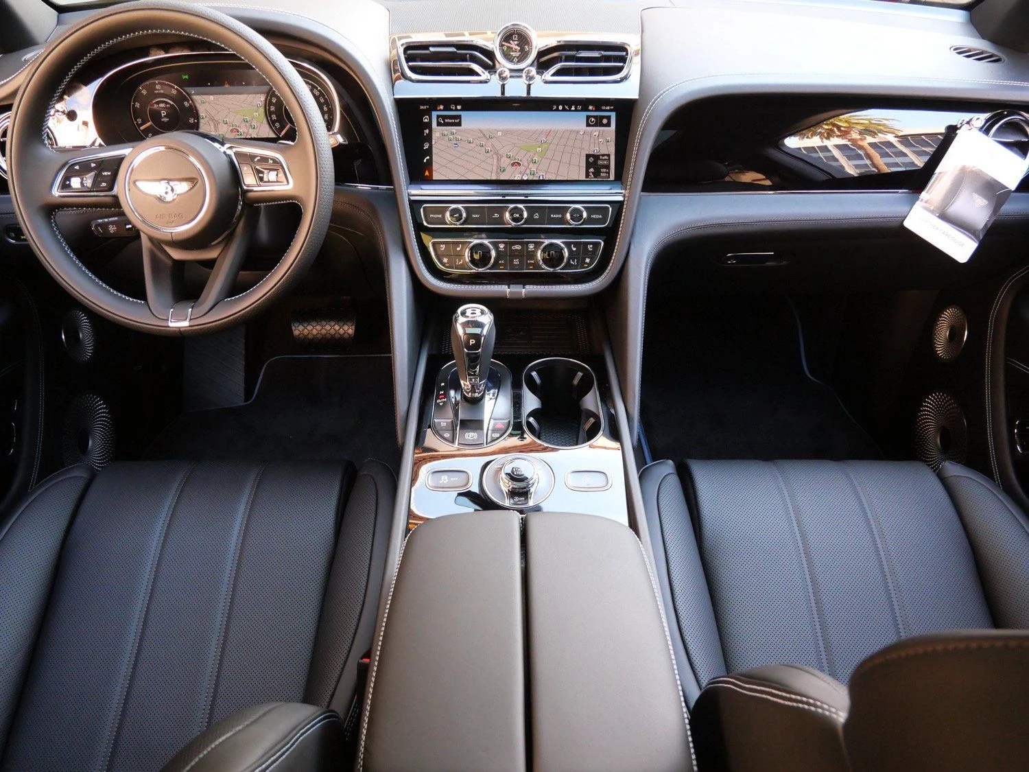 2025 Bentley Bentayga EWB interior, Beluga