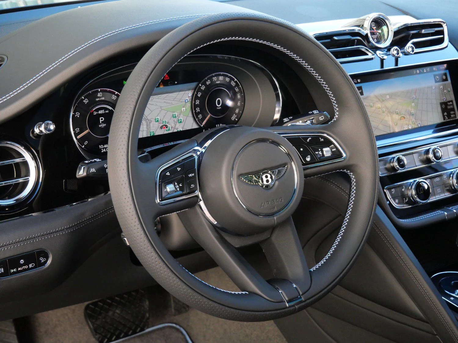 2025 Bentley Bentayga EWB interior, Beluga