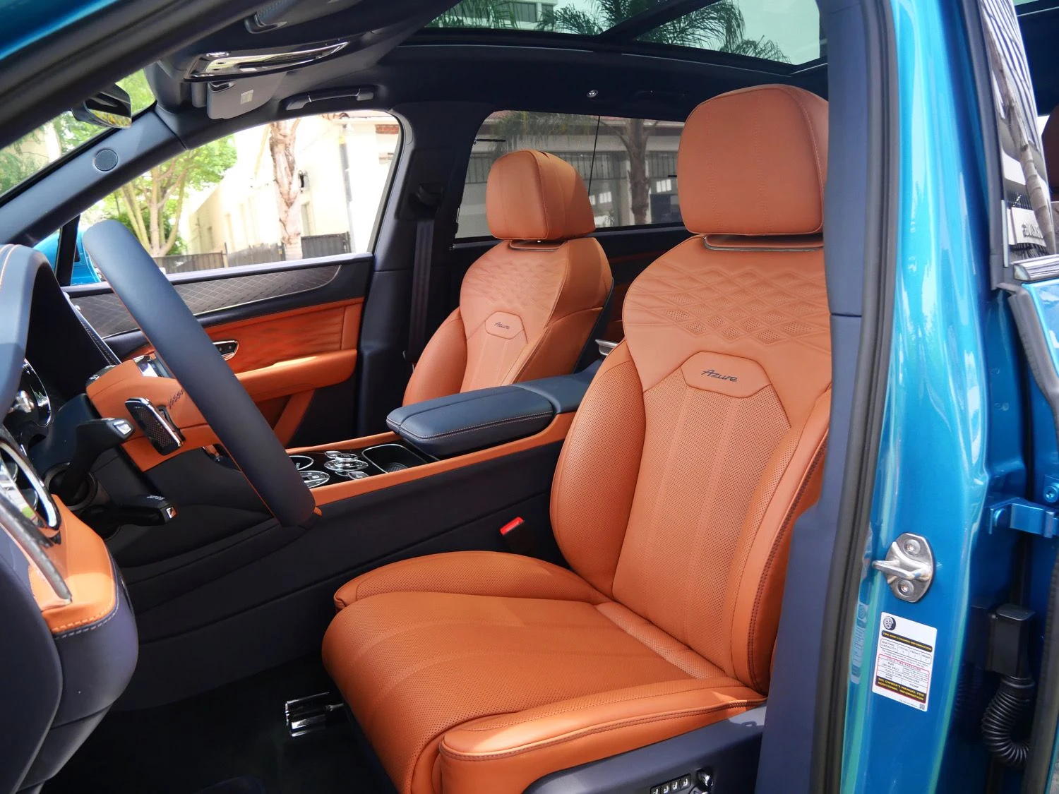 2026 Bentley Bentayga EWB Azure interior, seats, Newmarket Tan
