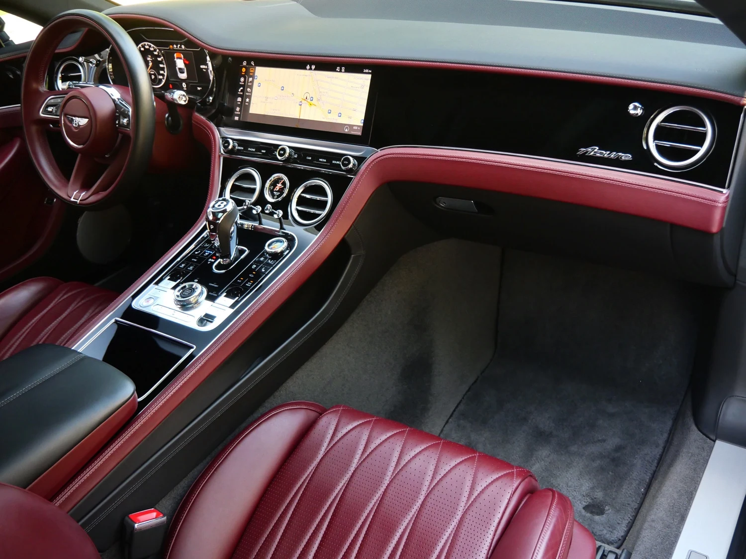 2024 Bentley Continental GT Azure interior, Cricket Ball