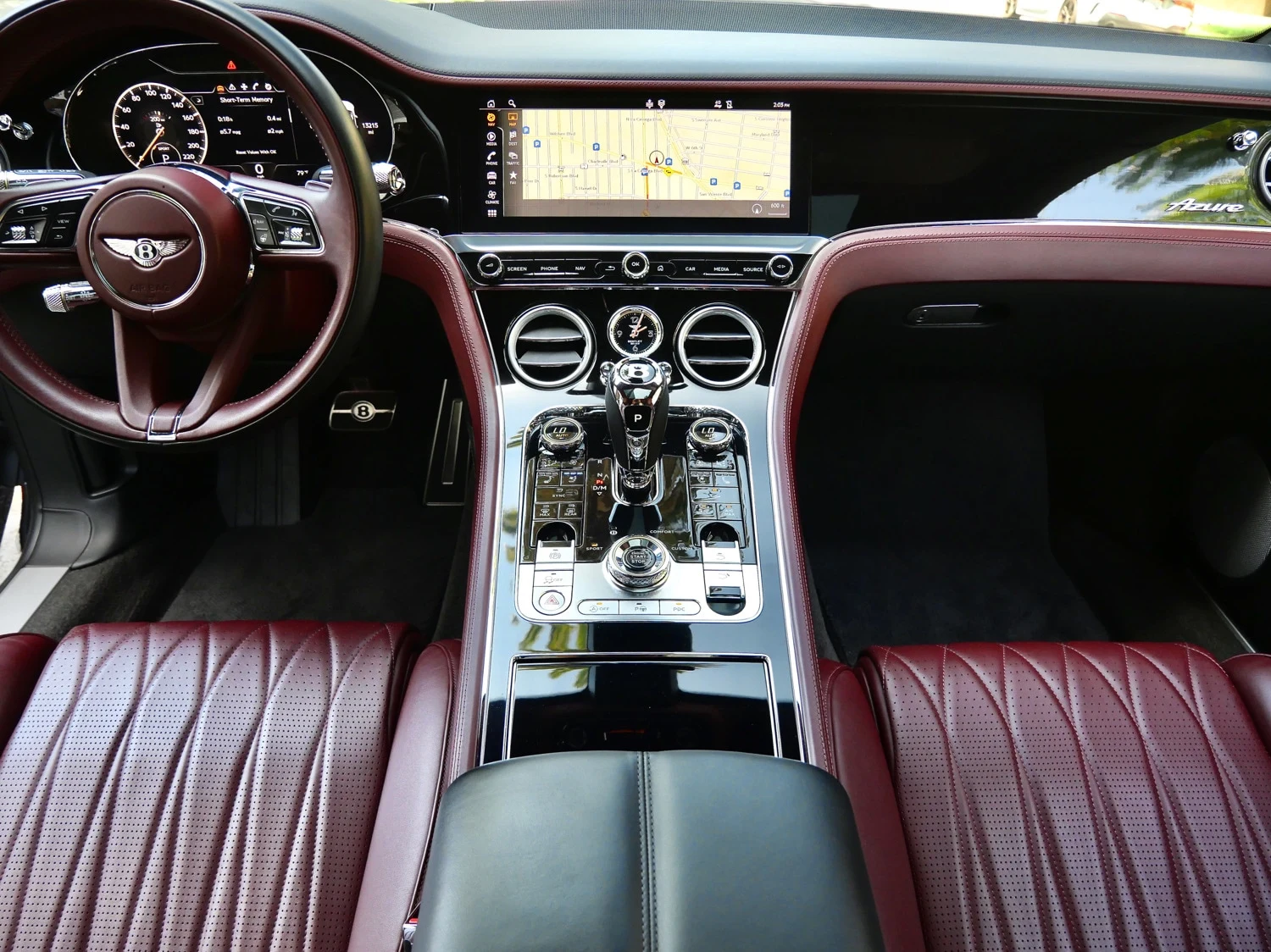 2024 Bentley Continental GT Azure interior, dashboard, Cricket Ball