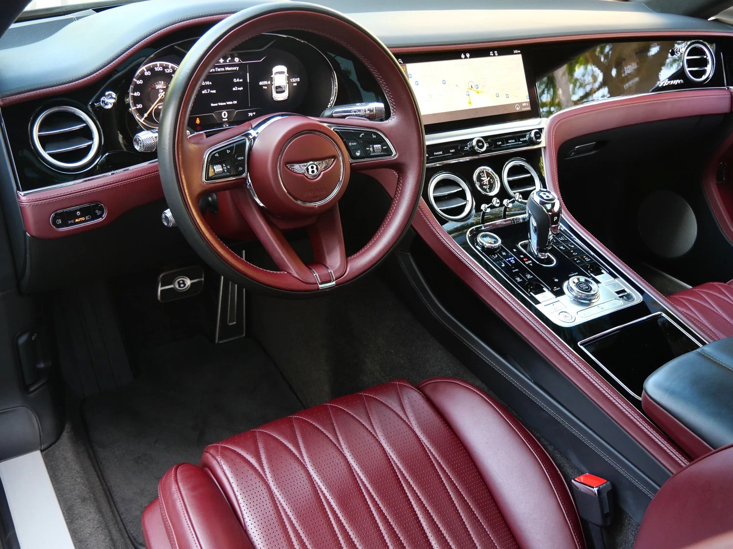 2024 Bentley Continental GT Azure interior, Cricket Ball