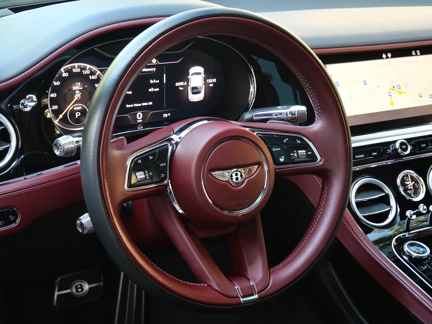 2024 Bentley Continental GT Azure interior, Cricket Ball