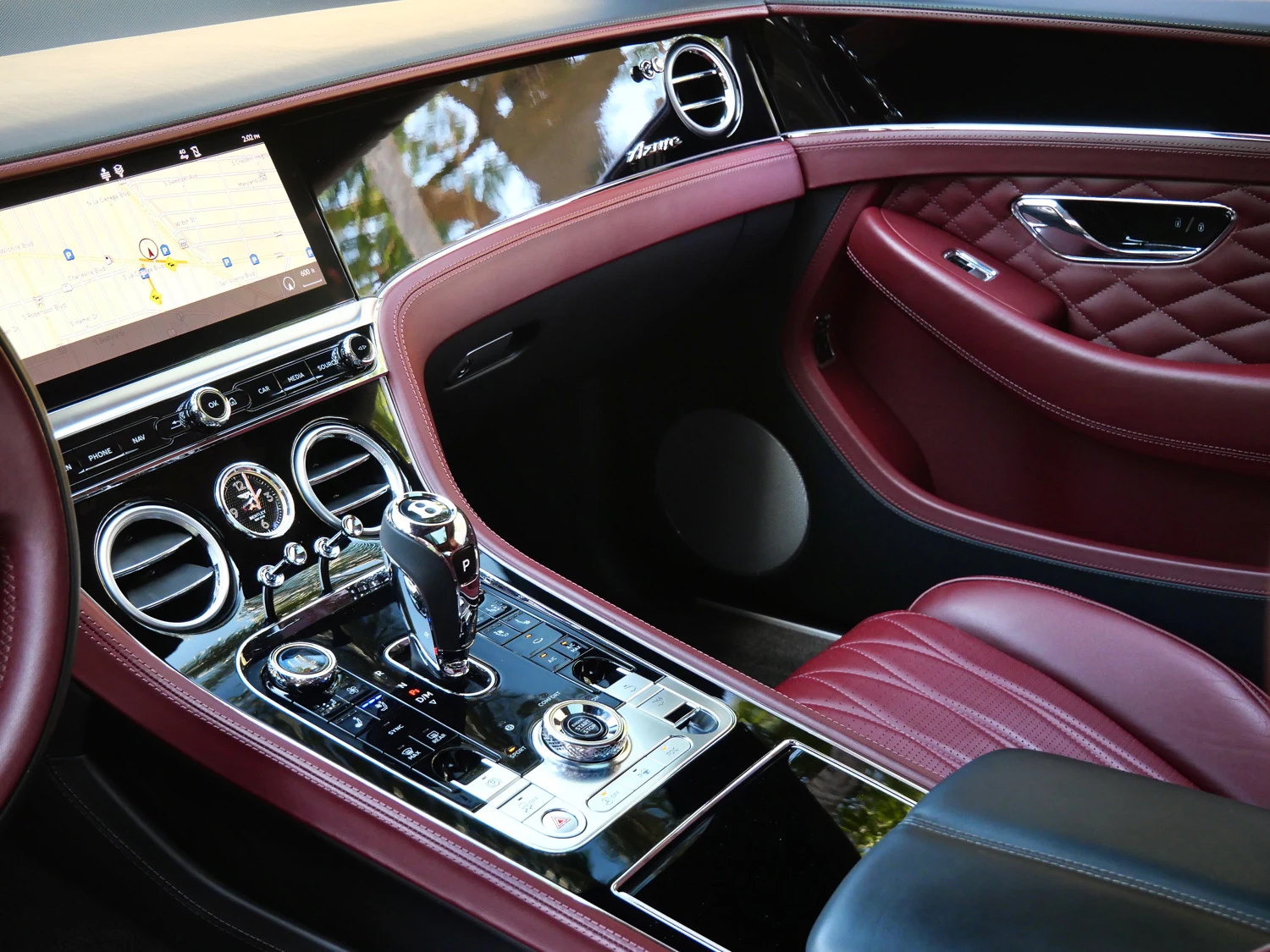 2024 Bentley Continental GT Azure interior, Cricket Ball