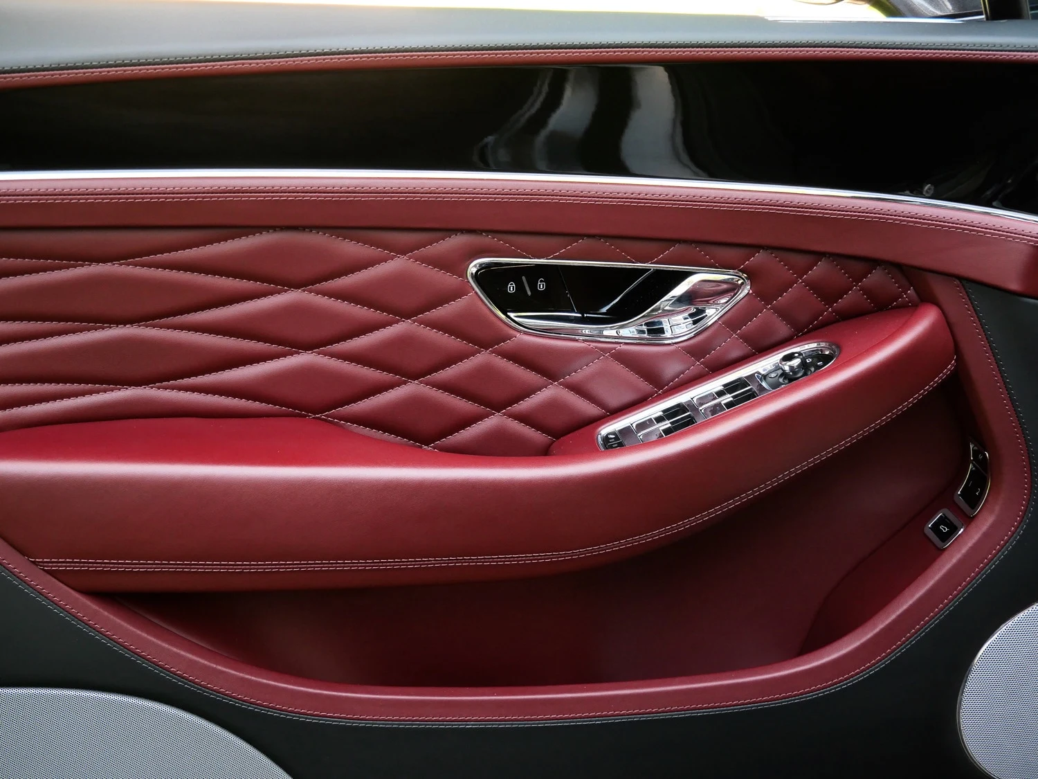 2024 Bentley Continental GT Azure interior, door panel, Cricket Ball